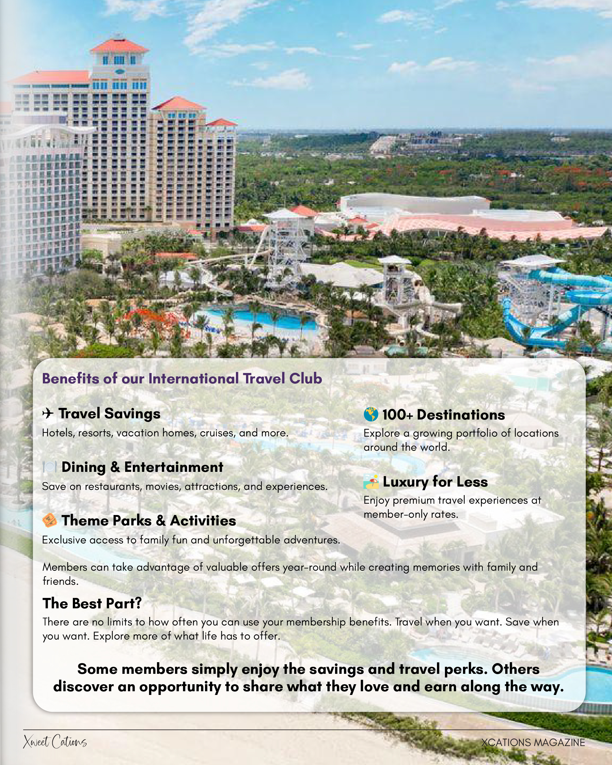 Xcations Mag International Travel Club